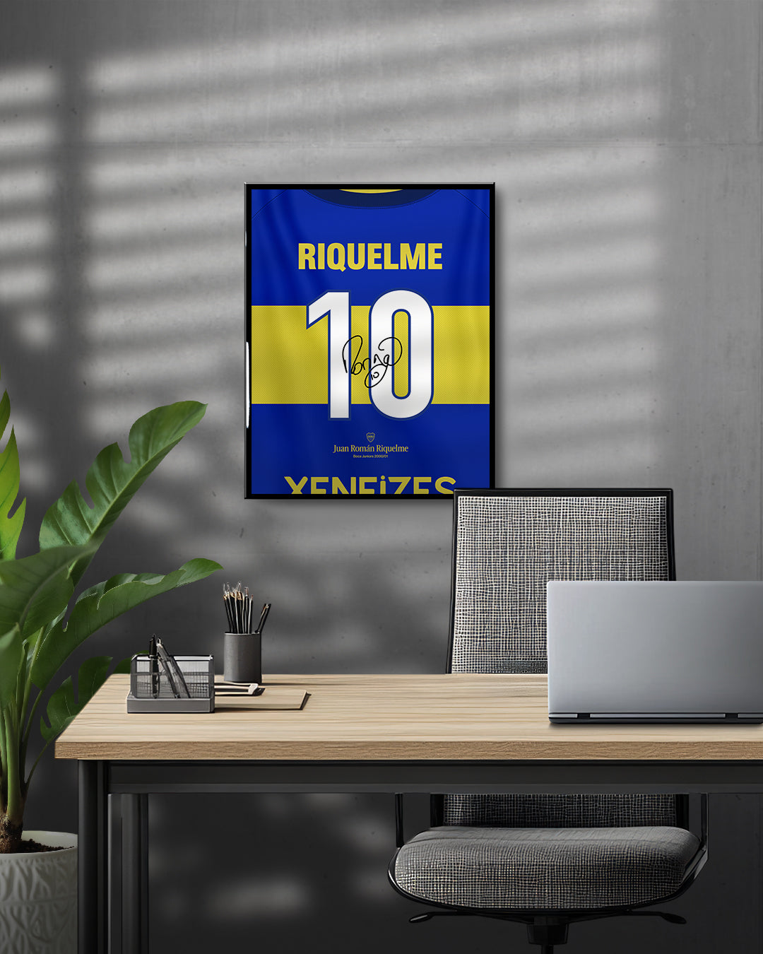 Boca Juniors 2000/01 Local - Diseño Dorsal