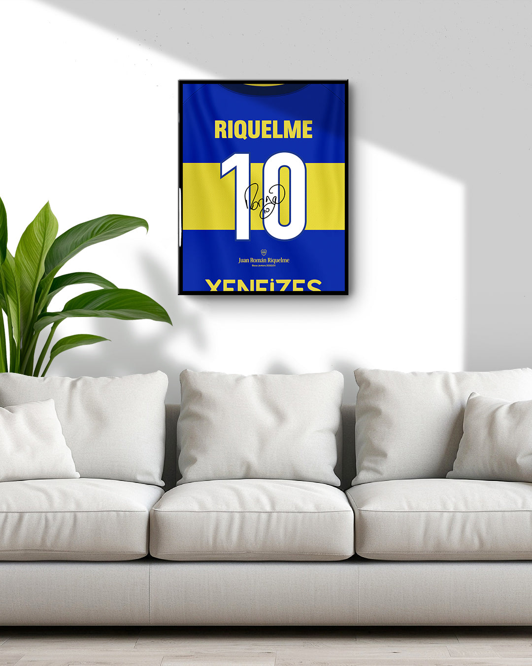 Boca Juniors 2000/01 Local - Diseño Dorsal
