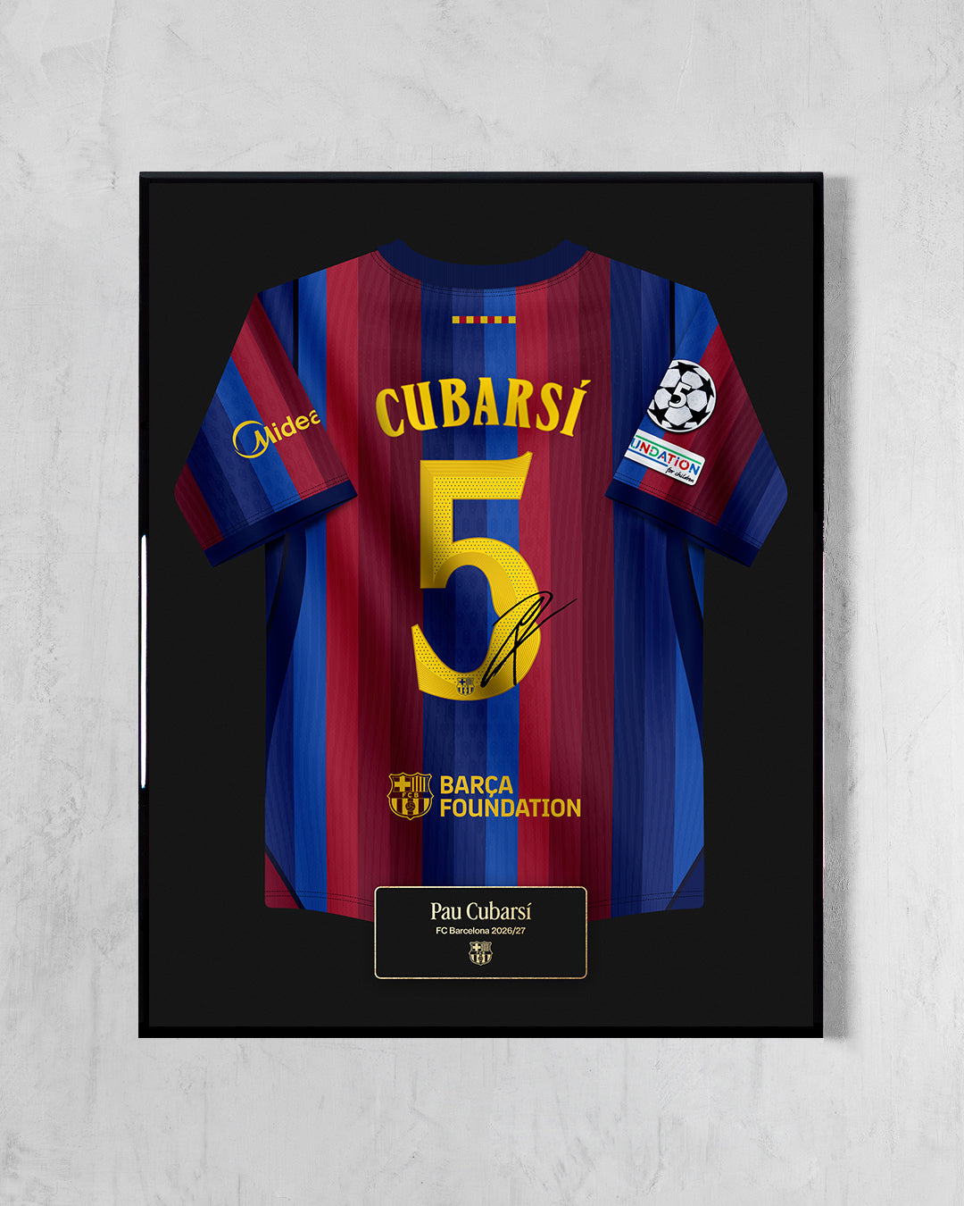 FC Barcelona 2026/27 Local - Diseño Jersey / Cubarsí #5