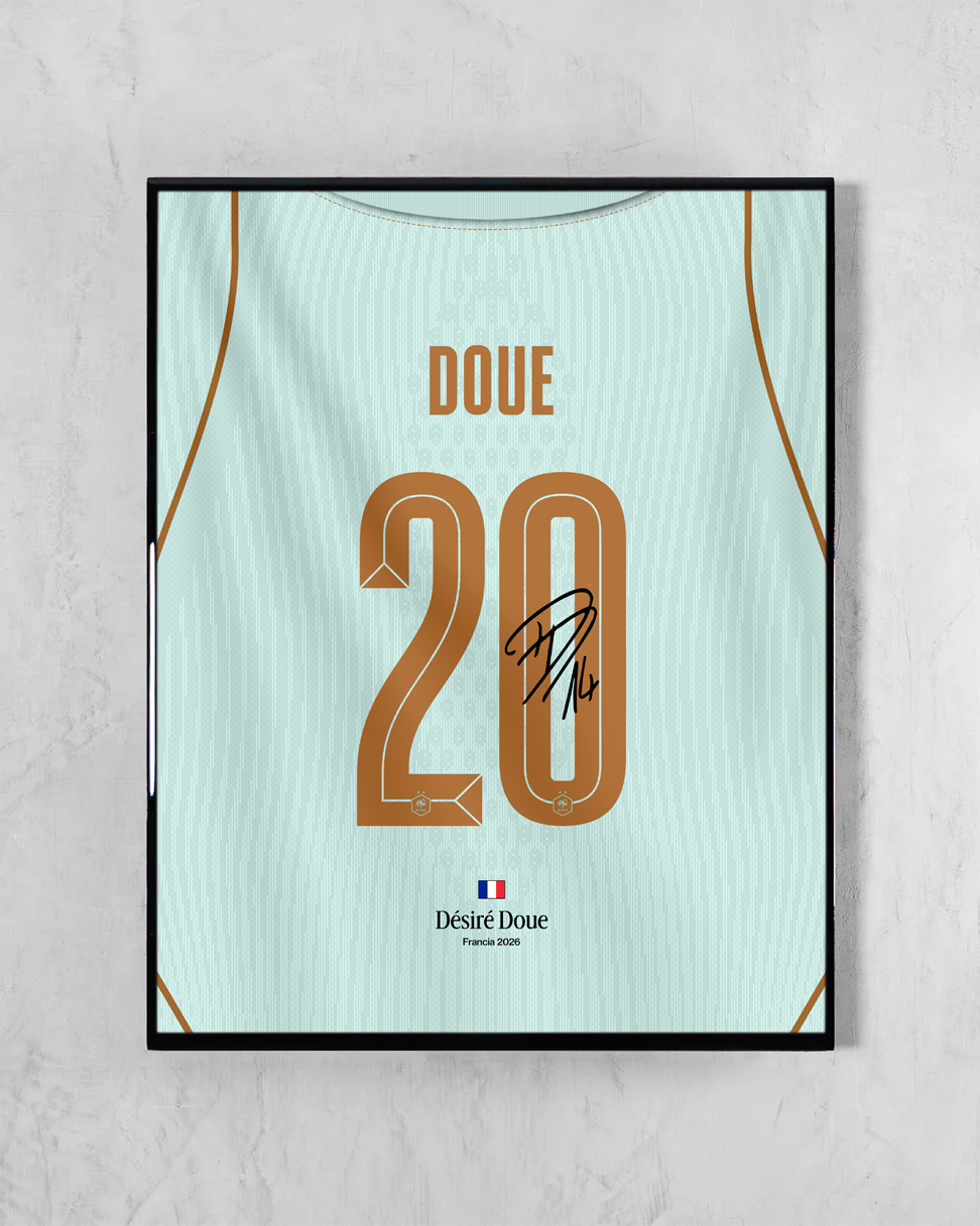 Francia 2026 Visitante - Dorsal