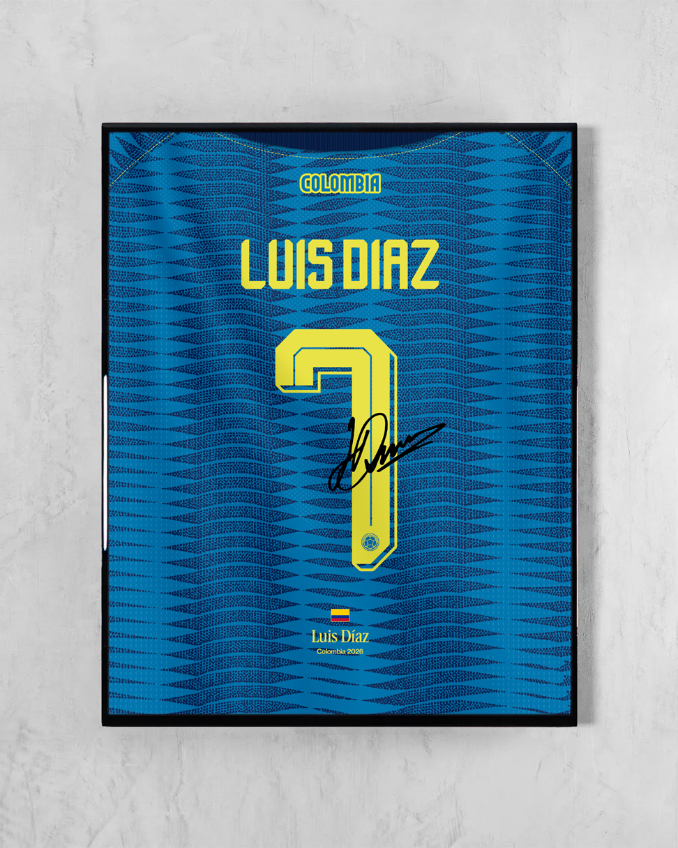 Colombia 2026 Visitante - Dorsal
