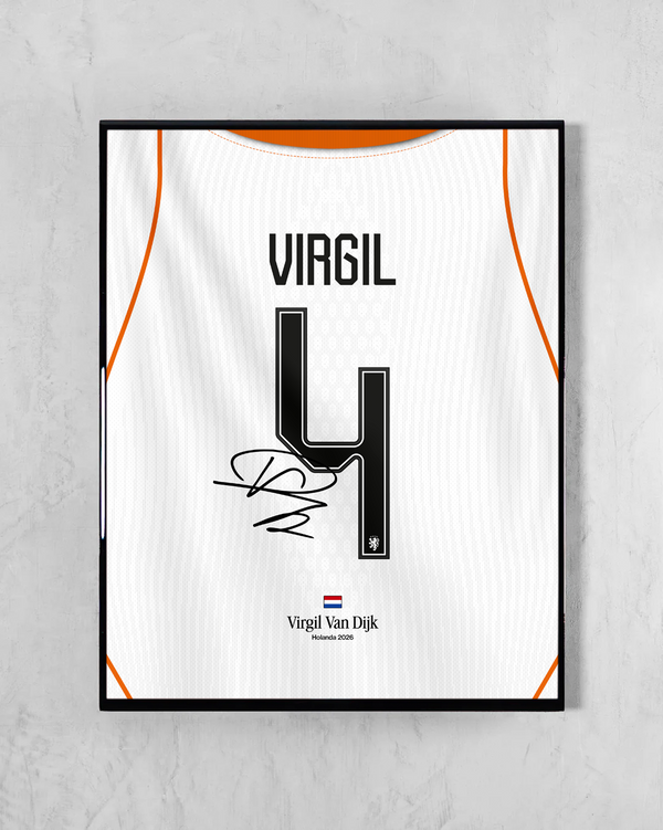 Holanda 2026 Visitante - Diseño Dorsal