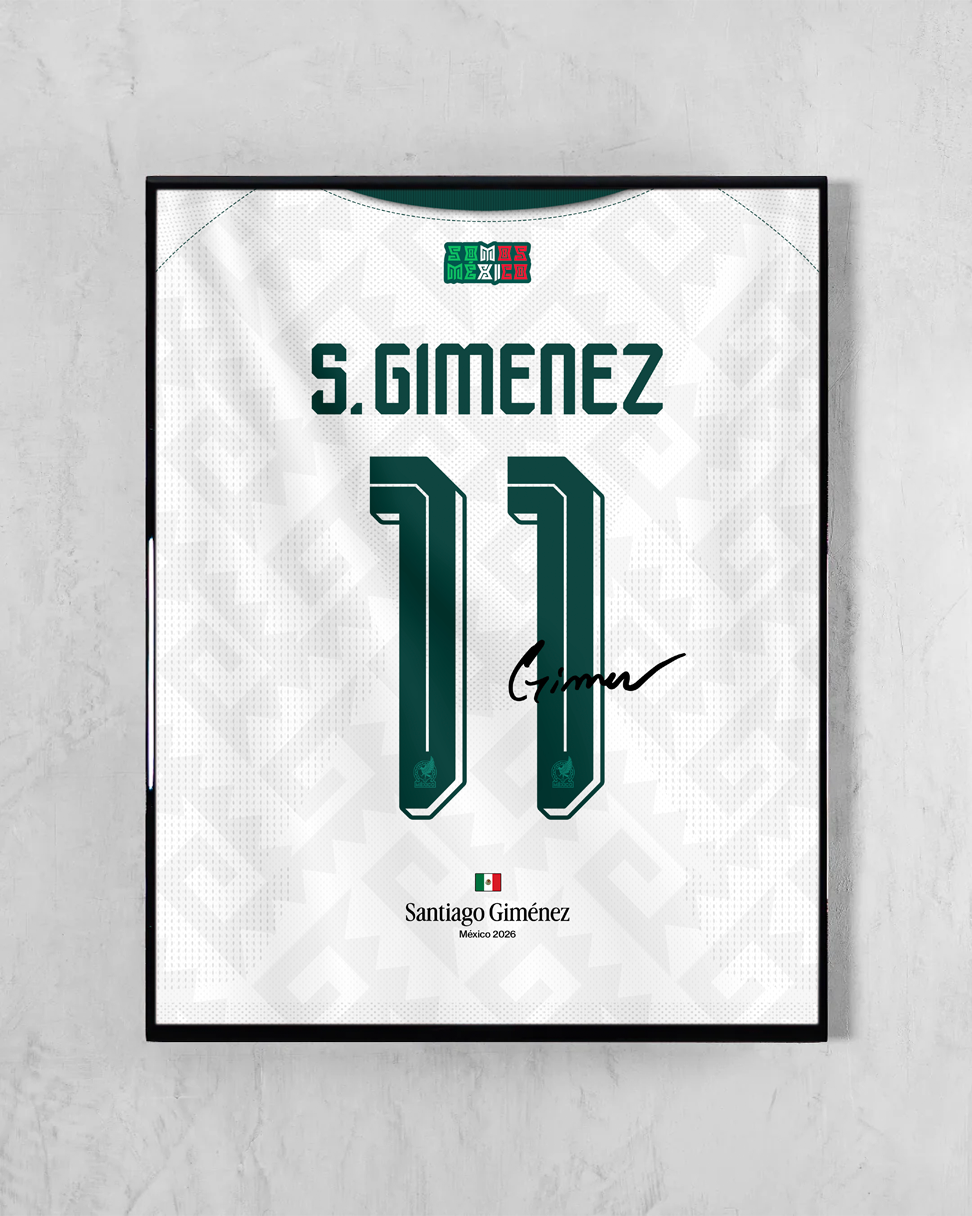 México 2026 Visitante - Dorsal