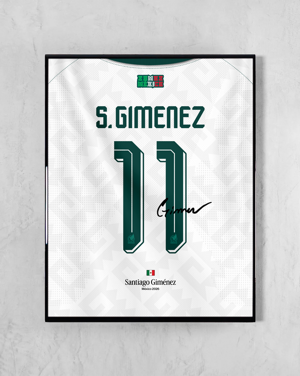 México 2026 Visitante - Diseño Dorsal