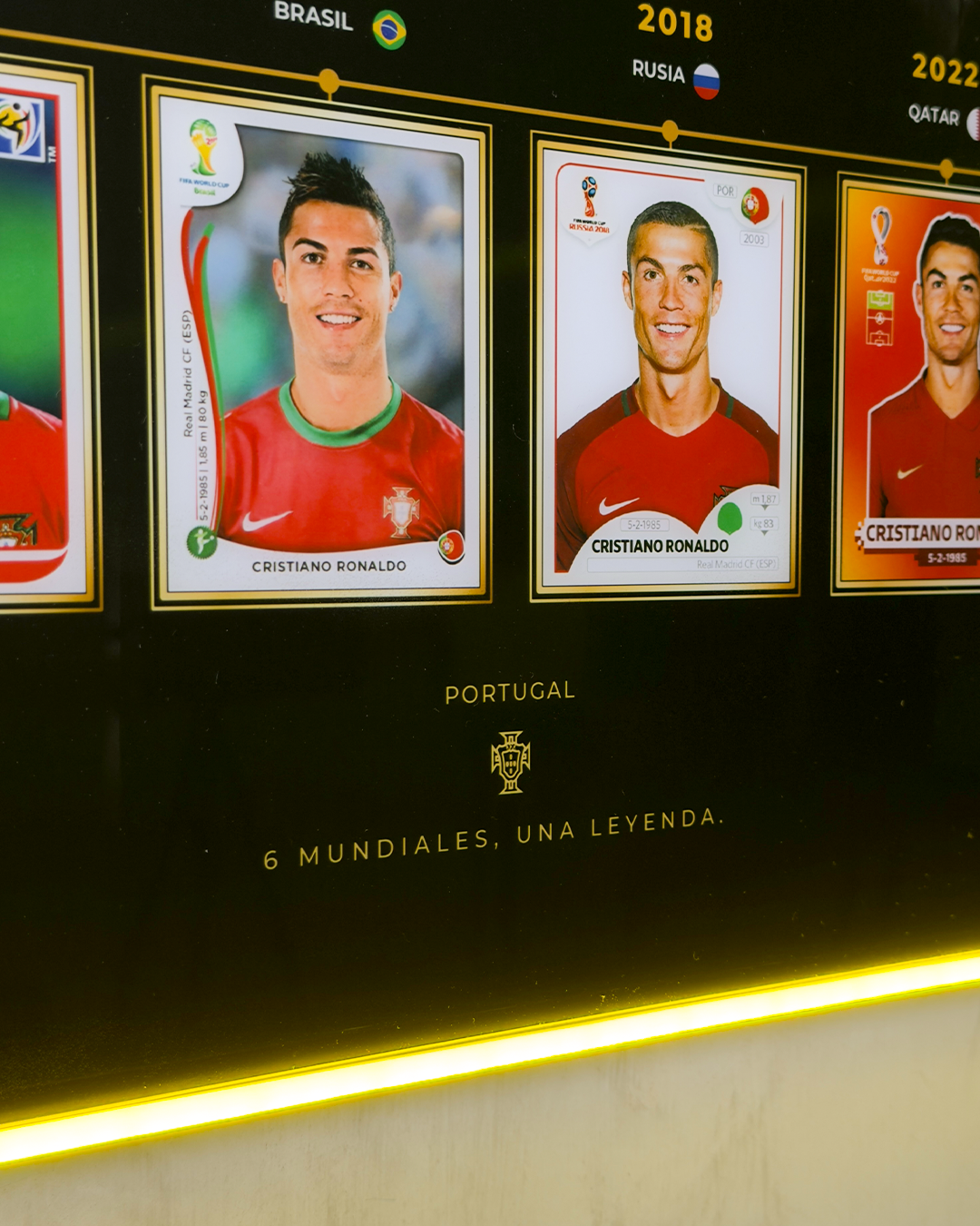 Cristiano Ronaldo - 6 Mundiales