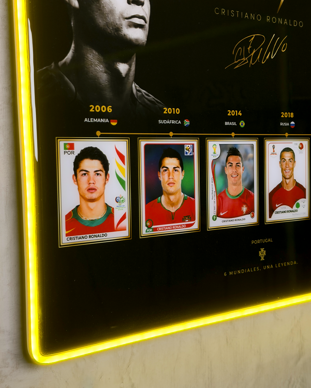 Cristiano Ronaldo - 6 Mundiales