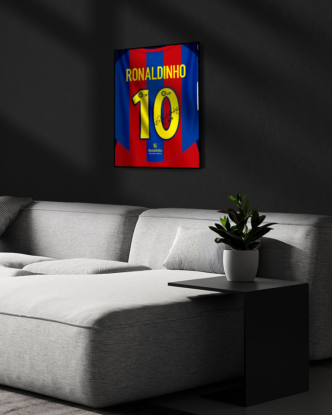 FC Barcelona 2003/04 Local - Diseño Dorsal / Ronaldinho #10