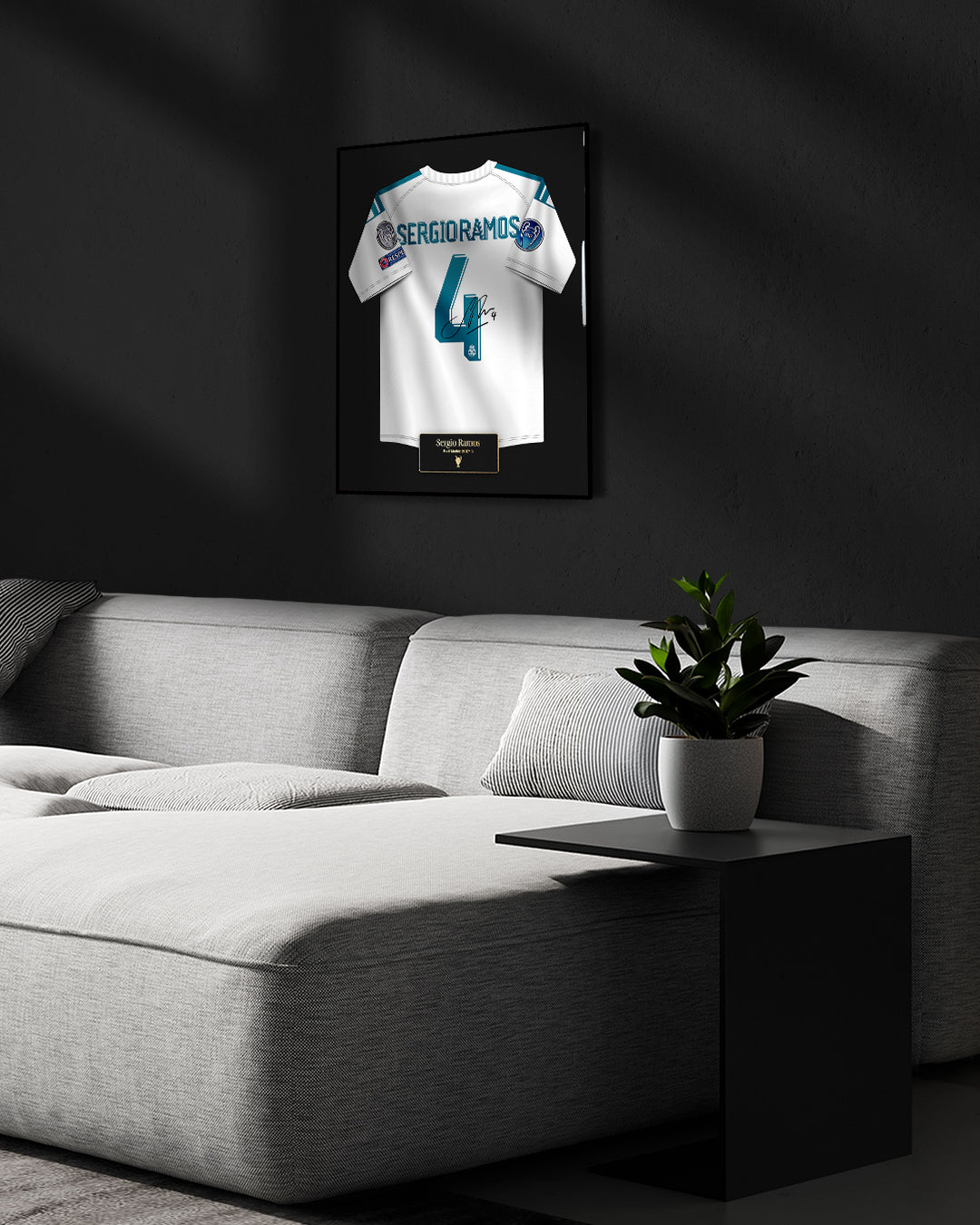 Real Madrid 2017/18 Local - Diseño Jersey / Sergio Ramos #4