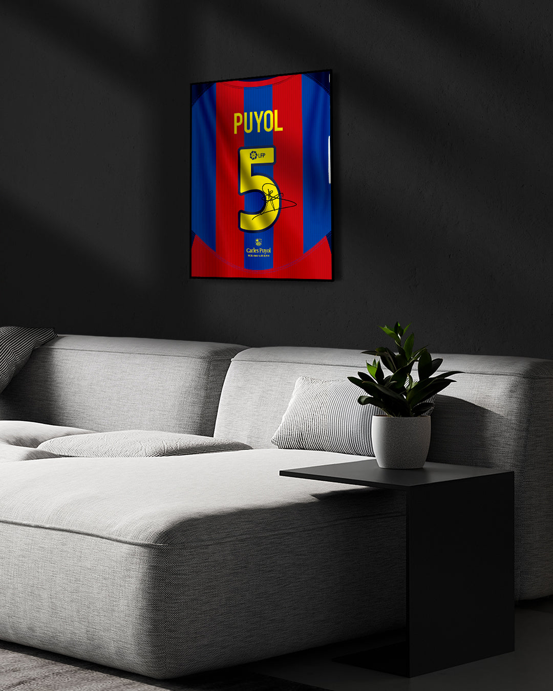 FC Barcelona 2003/04 Local - Diseño Dorsal / Puyol #5