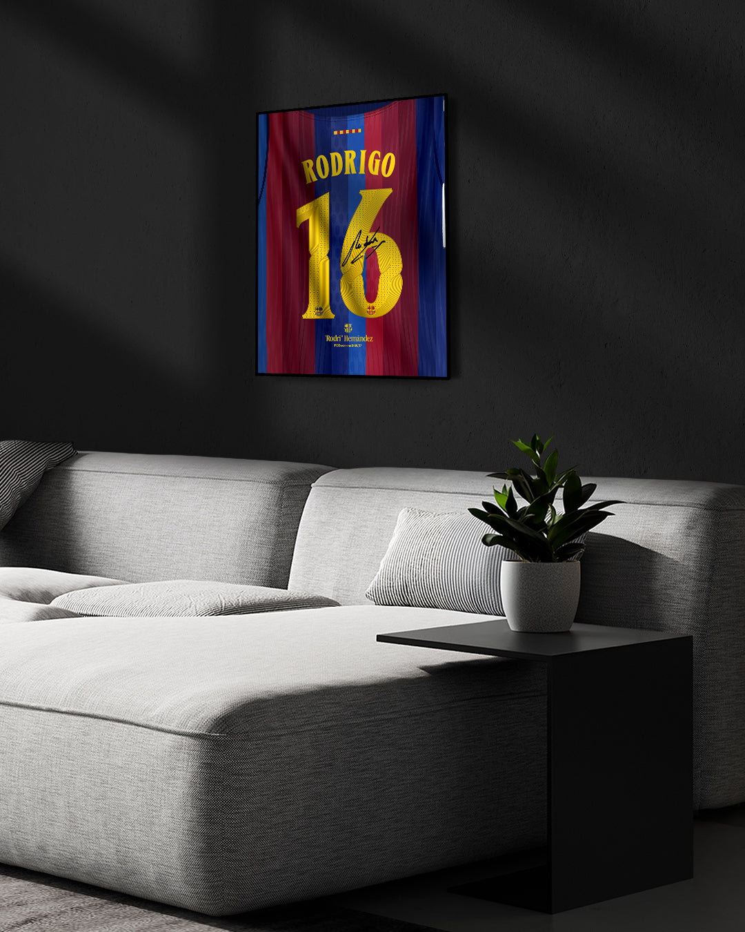 FC Barcelona 2026/27 Local - Diseño Dorsal / Rodrigo #16