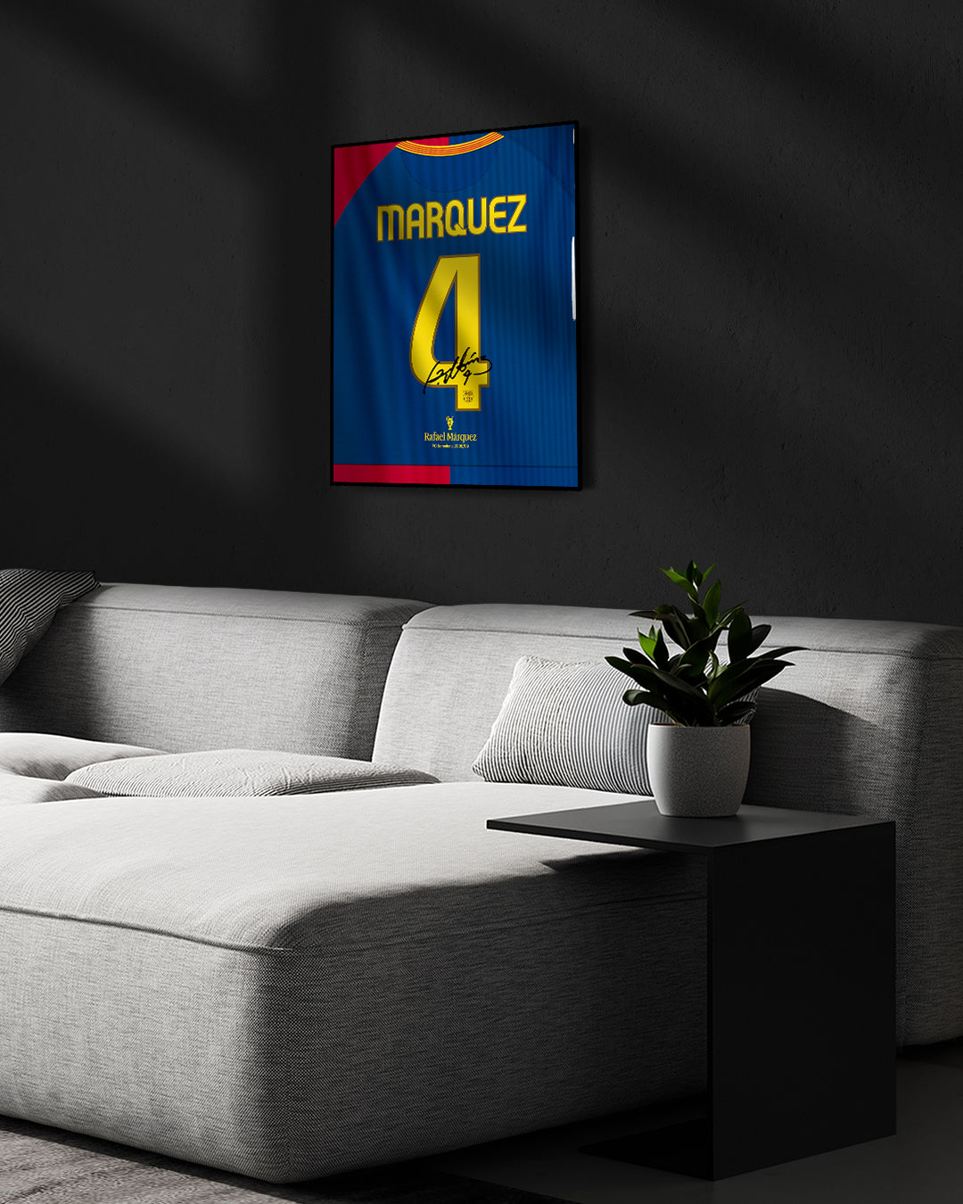 FC Barcelona 2008/09 Local - Diseño Dorsal / Márquez #4