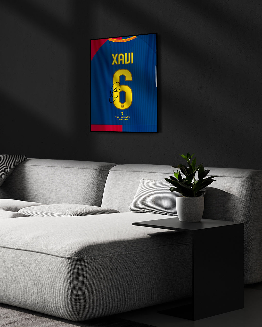 FC Barcelona 2008/09 Local - Diseño Dorsal / Xavi #6