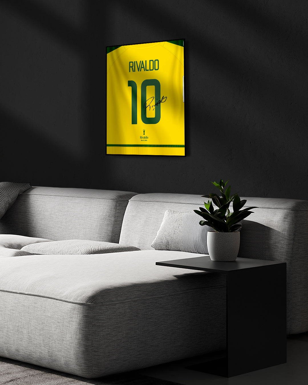 Brasil 2002 Local - Diseño Dorsal / Rivaldo #10