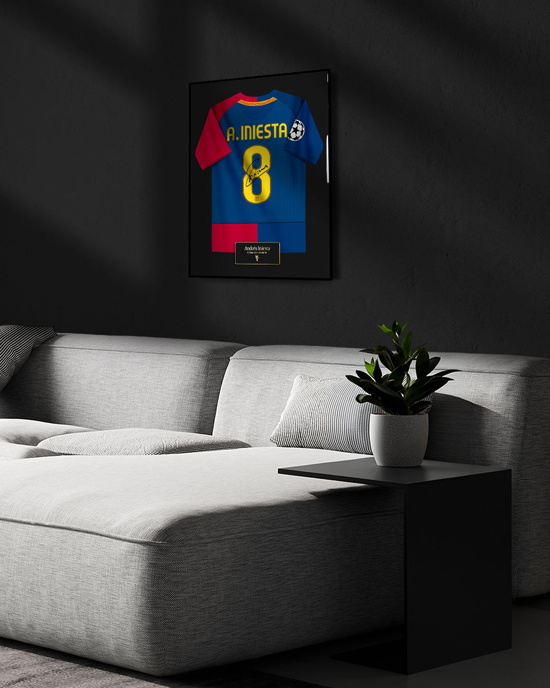 FC Barcelona 2008/09 Local - Diseño Jersey / Iniesta #8