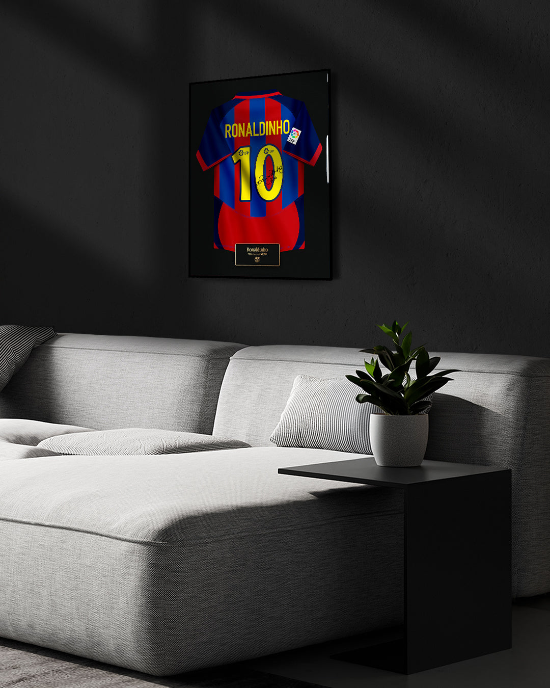 FC Barcelona 2003/04 Local - Diseño Jersey / Ronaldinho #10