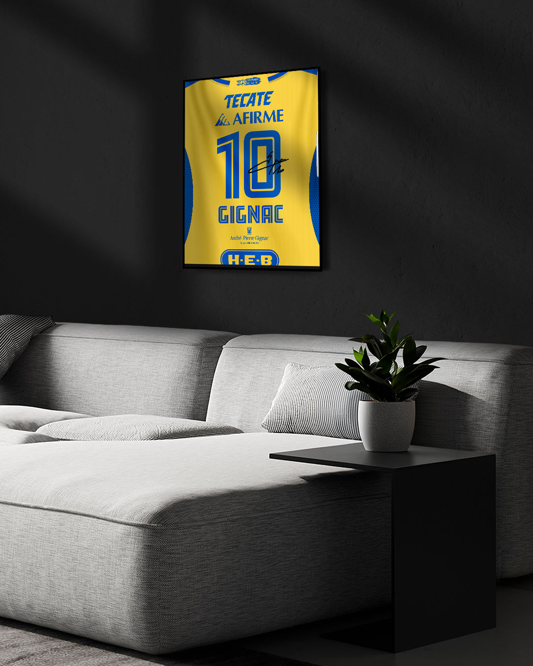 Tigres UANL 2025/26 Local - Diseño Dorsal