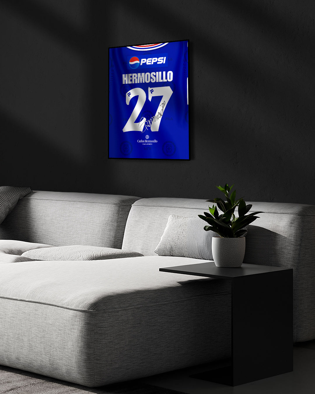 Cruz azul 1998/99 Local - Diseño Dorsal