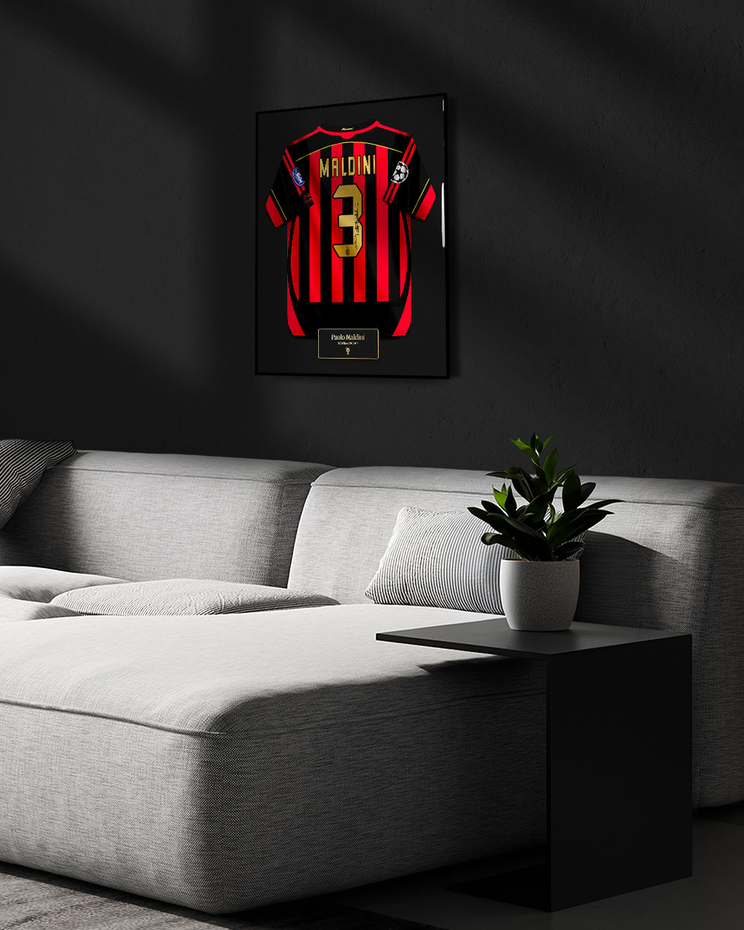 AC Milan 2006/07 Local - Diseño Jersey / Maldini #3