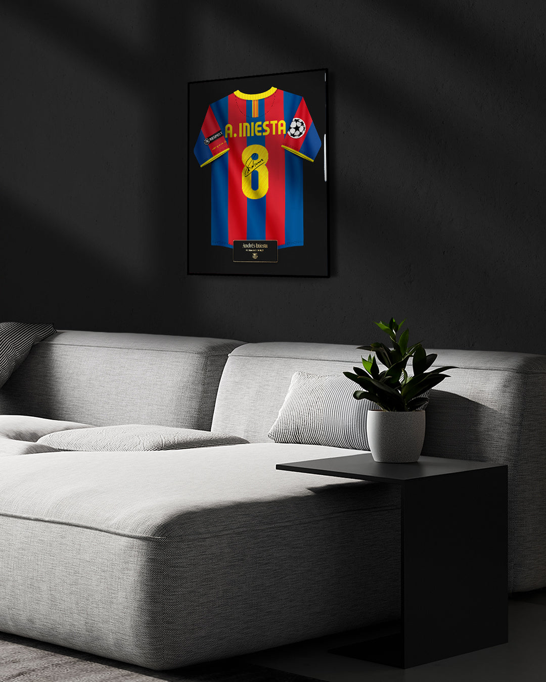 FC Barcelona 2010/11 Local - Diseño Jersey / A. Iniesta #8