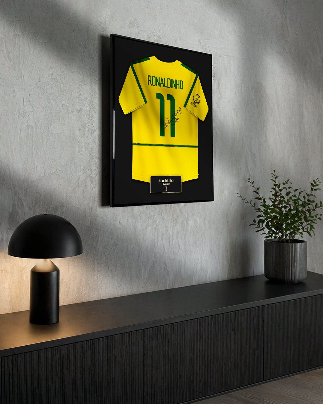 Brasil 2002 Local - Diseño Jersey / Ronaldinho #11