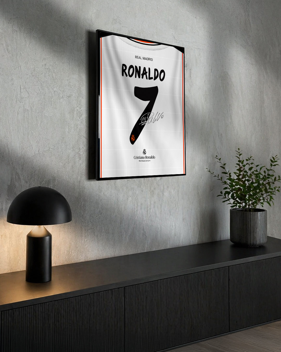 Real Madrid 2013/14 Local - Diseño Dorsal / Ronaldo #7