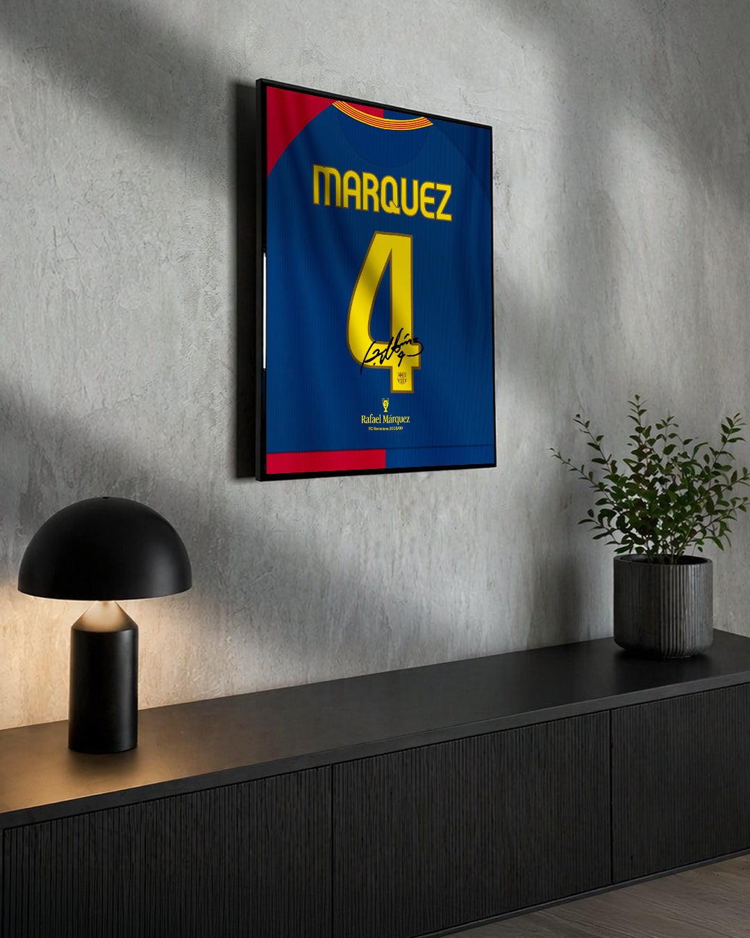 FC Barcelona 2008/09 Local - Diseño Dorsal / Márquez #4