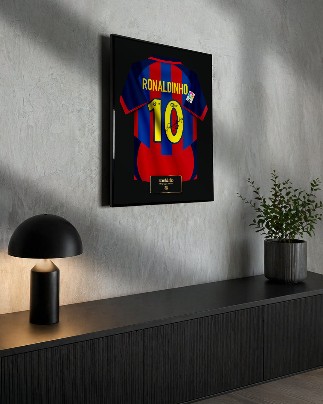 FC Barcelona 2003/04 Local - Diseño Jersey / Ronaldinho #10