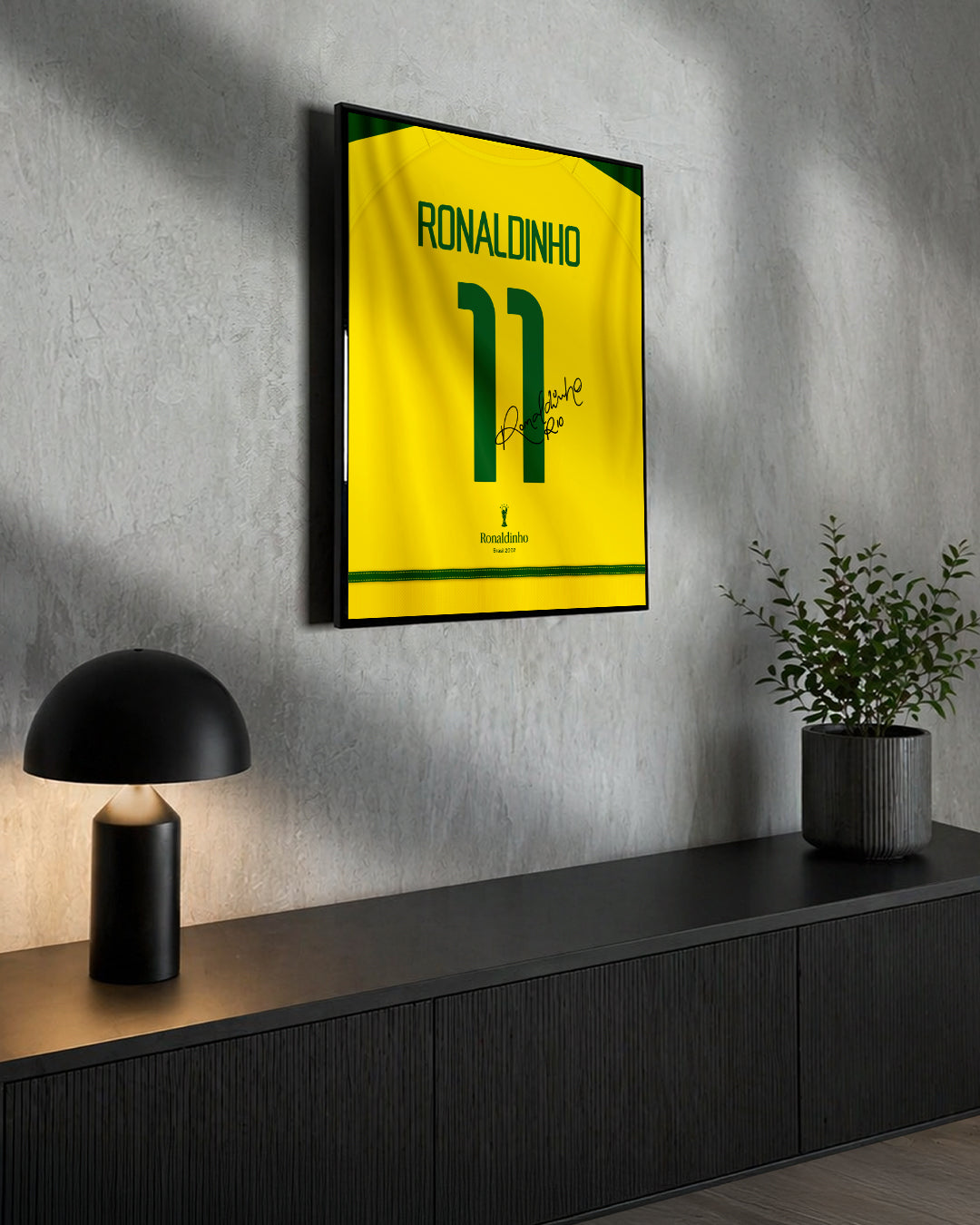 Brasil 2002 Local - Diseño Dorsal / Ronaldinho #11