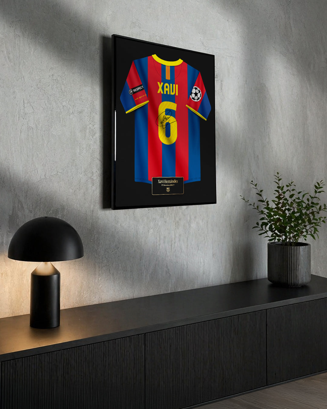 FC Barcelona 2010/11 Local - Diseño Jersey / Xavi #6