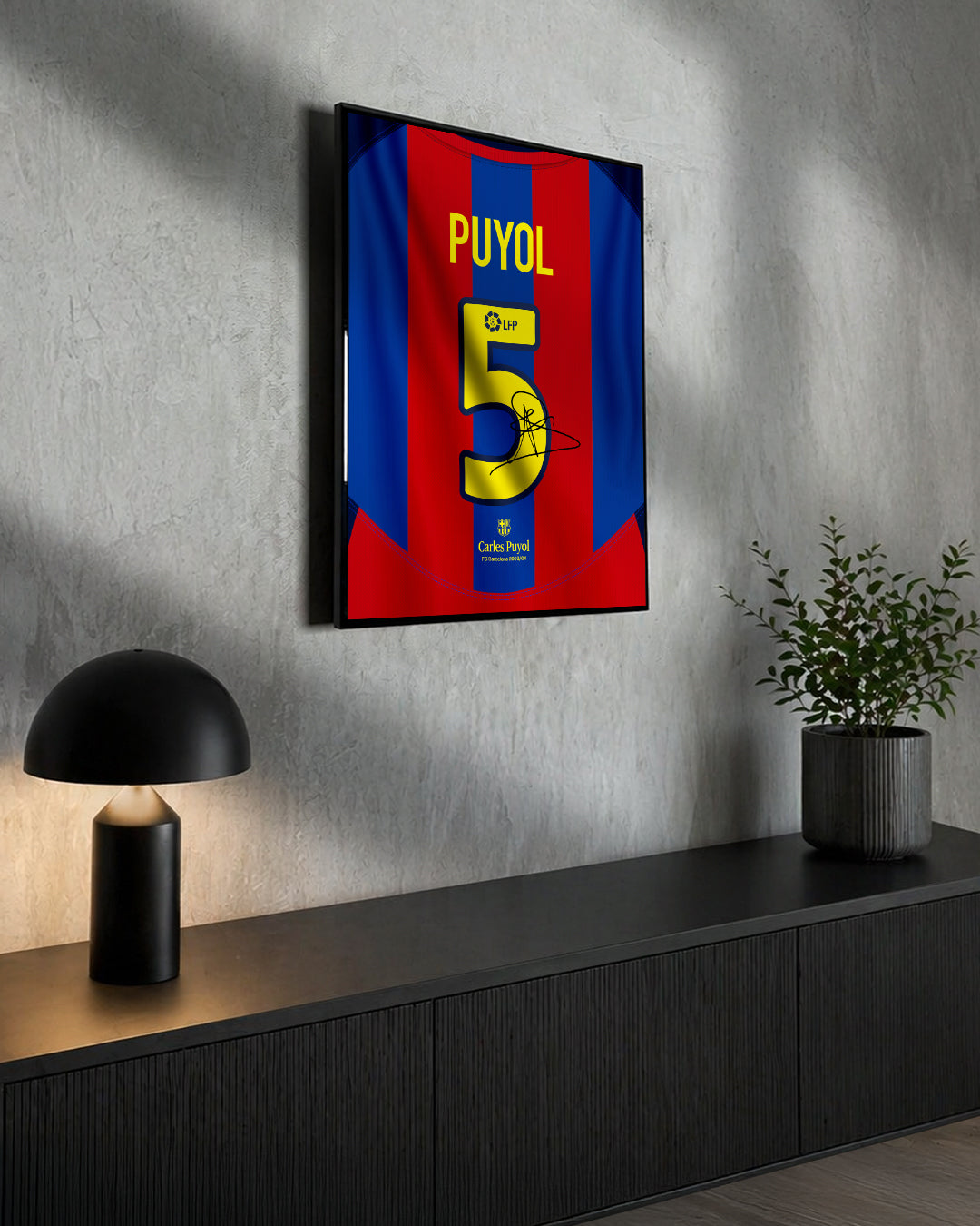 FC Barcelona 2003/04 Local - Diseño Dorsal / Puyol #5