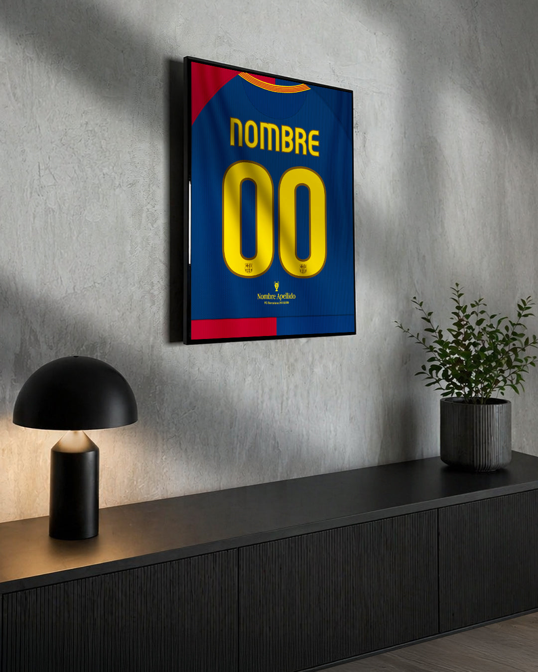 FC Barcelona 2008/09 Local - Diseño Dorsal / Personalizado