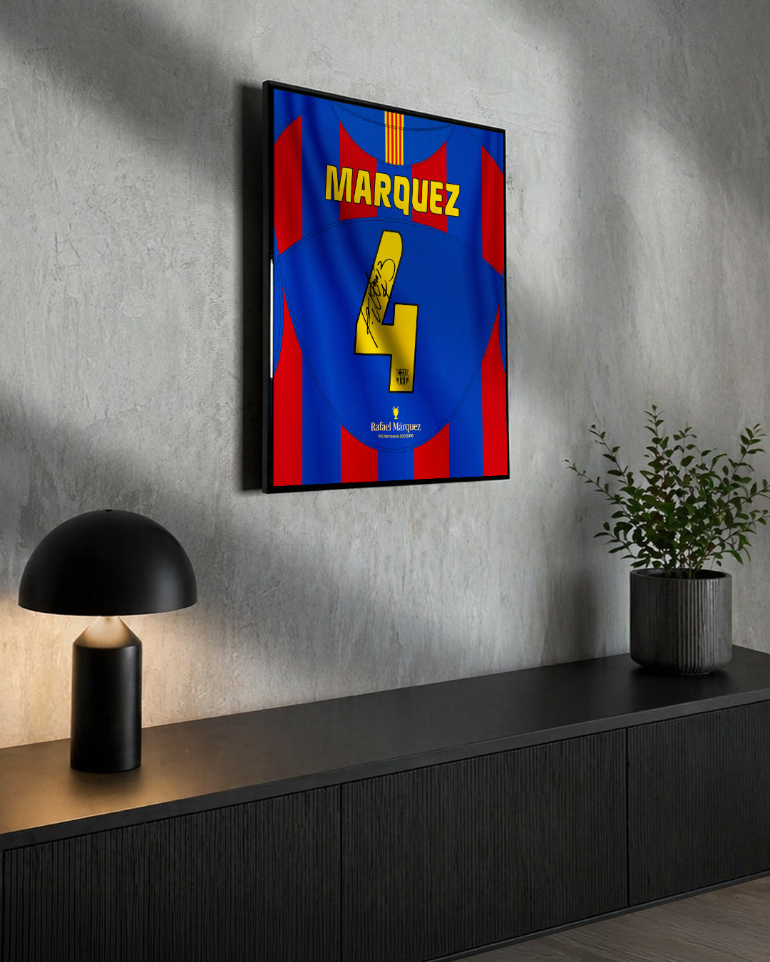 FC Barcelona 2005/06 Local - Diseño Dorsal / Márquez #4