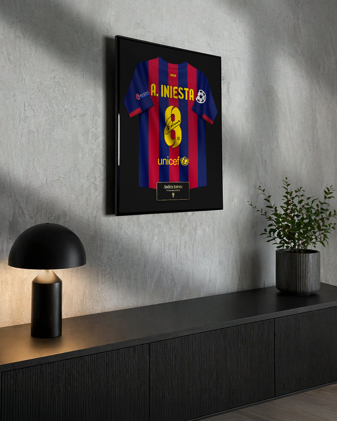FC Barcelona 2014/15 Local - Diseño Jersey / Iniesta #8