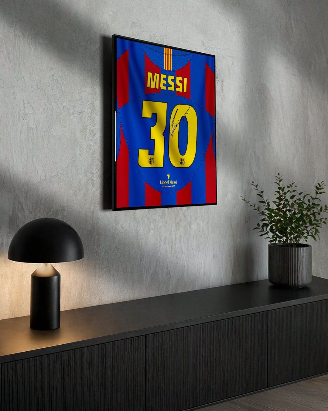 FC Barcelona 2005/06 Local - Diseño Dorsal / Messi #30