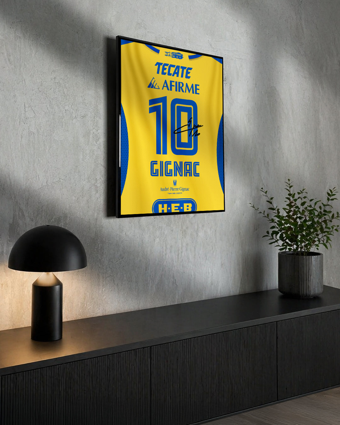 Tigres UANL 2025/26 Local - Diseño Dorsal