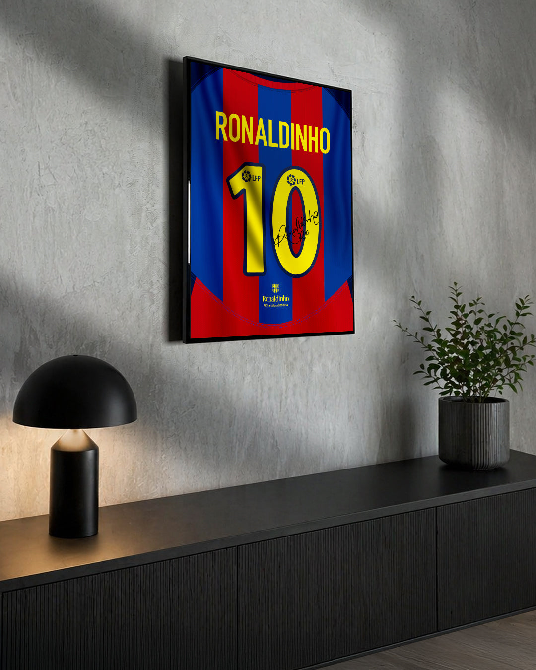FC Barcelona 2003/04 Local - Diseño Dorsal / Ronaldinho #10
