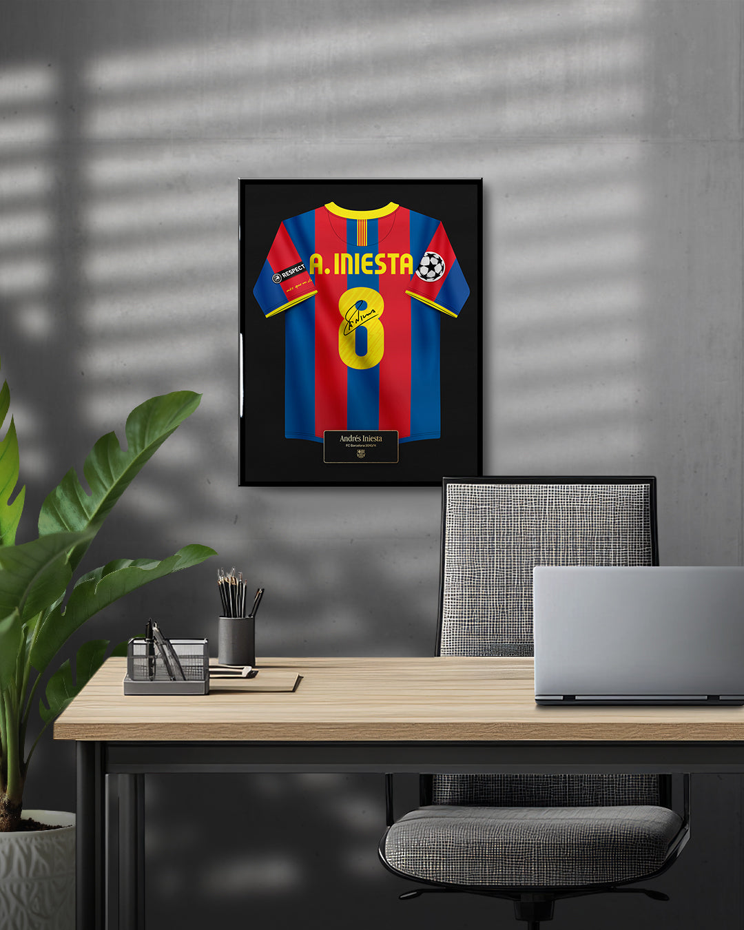 FC Barcelona 2010/11 Local - Diseño Jersey / A. Iniesta #8