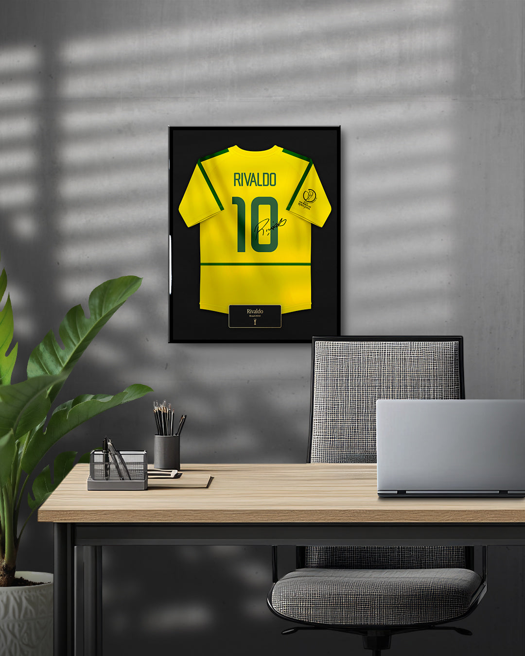 Brasil 2002 Local - Diseño Jersey / Rivaldo #10
