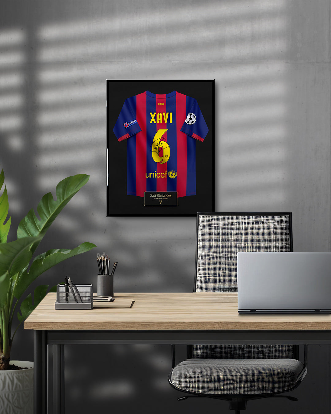 FC Barcelona 2014/15 Local - Diseño Jersey / Xavi #6