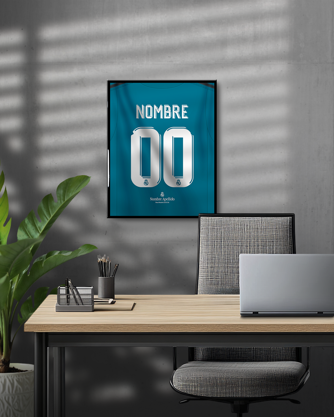 Real Madrid 2017/18 Tercera - Diseño Dorsal / Personalizado