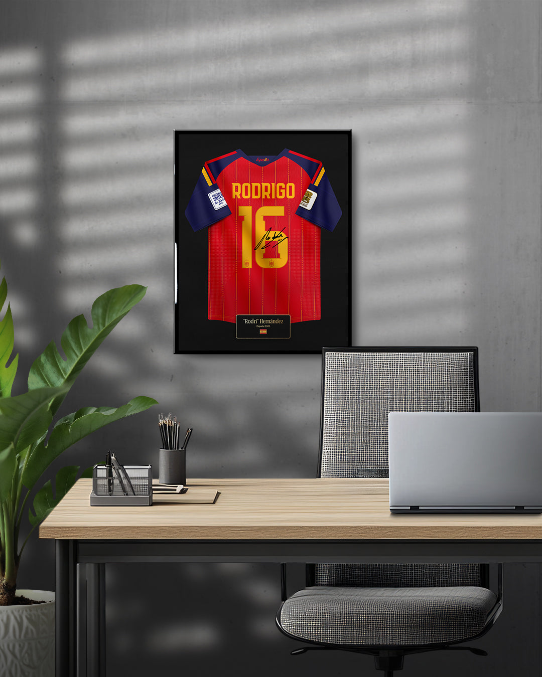 España 2026 Local - Diseño Jersey / Rodrigo #16