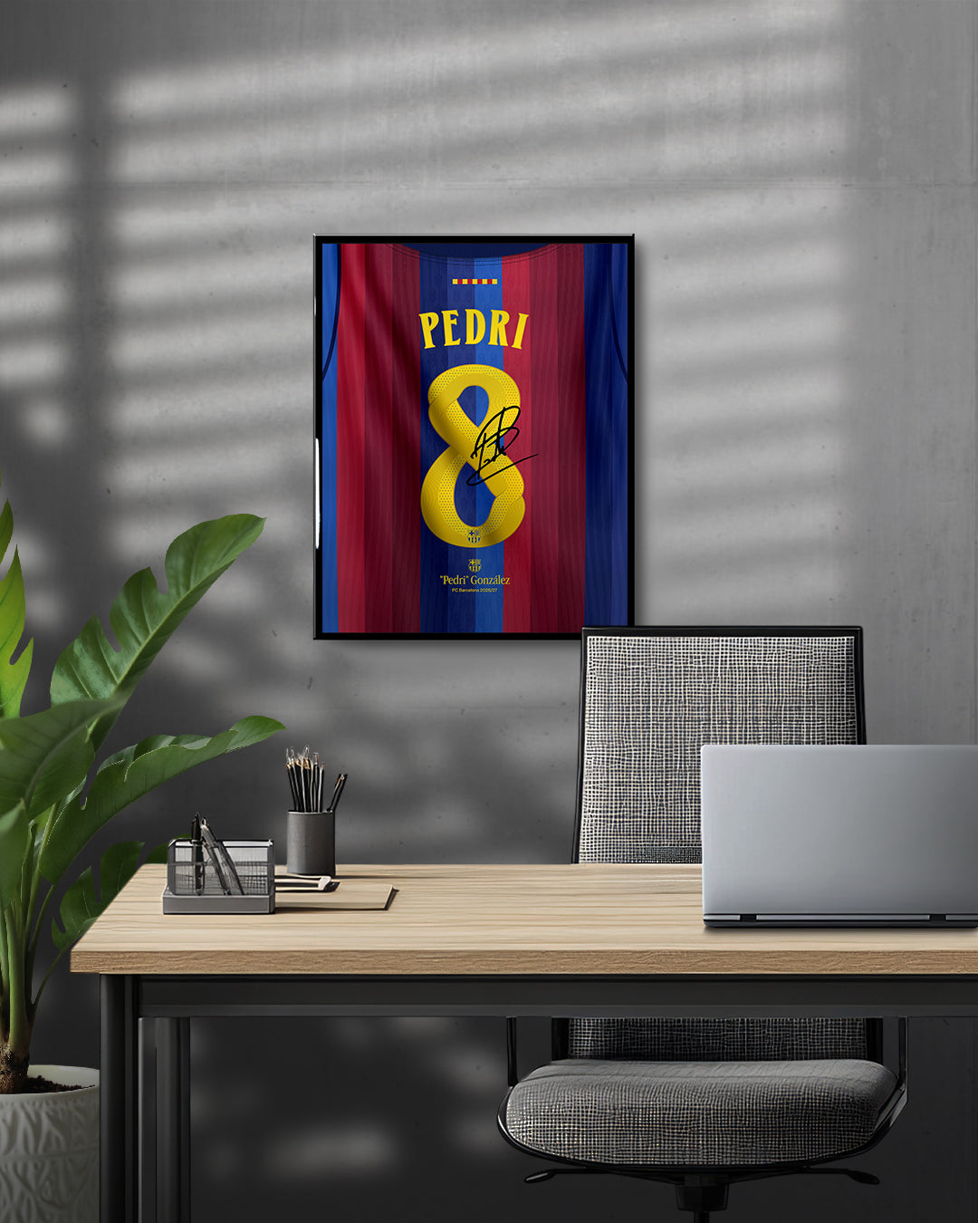 FC Barcelona 2026/27 Local - Diseño Dorsal / Pedri #8