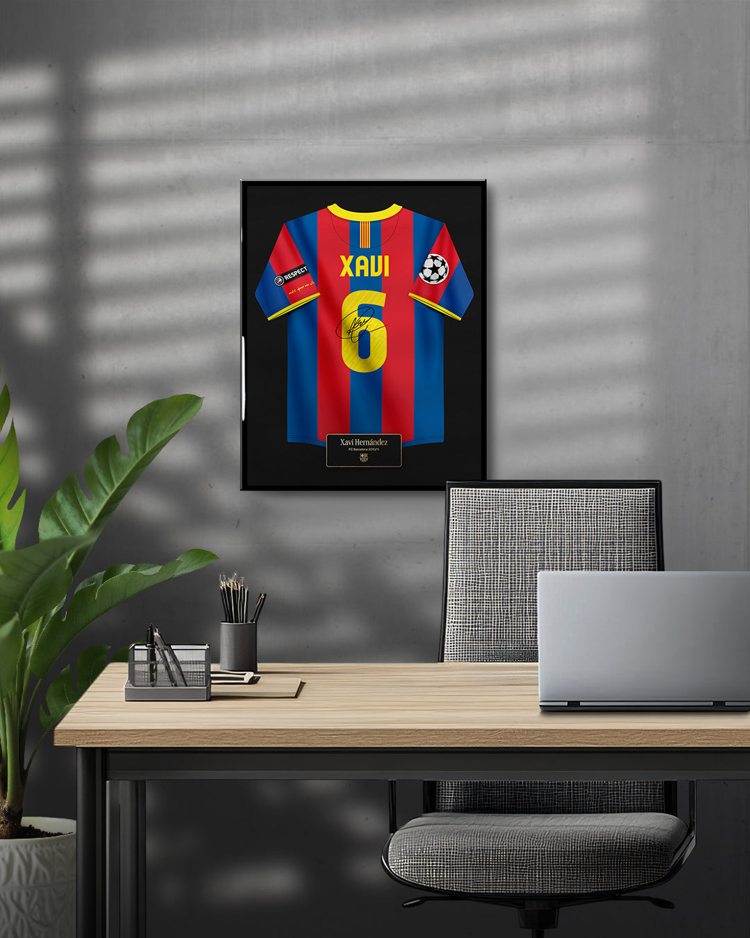 FC Barcelona 2010/11 Local - Diseño Jersey / Xavi #6