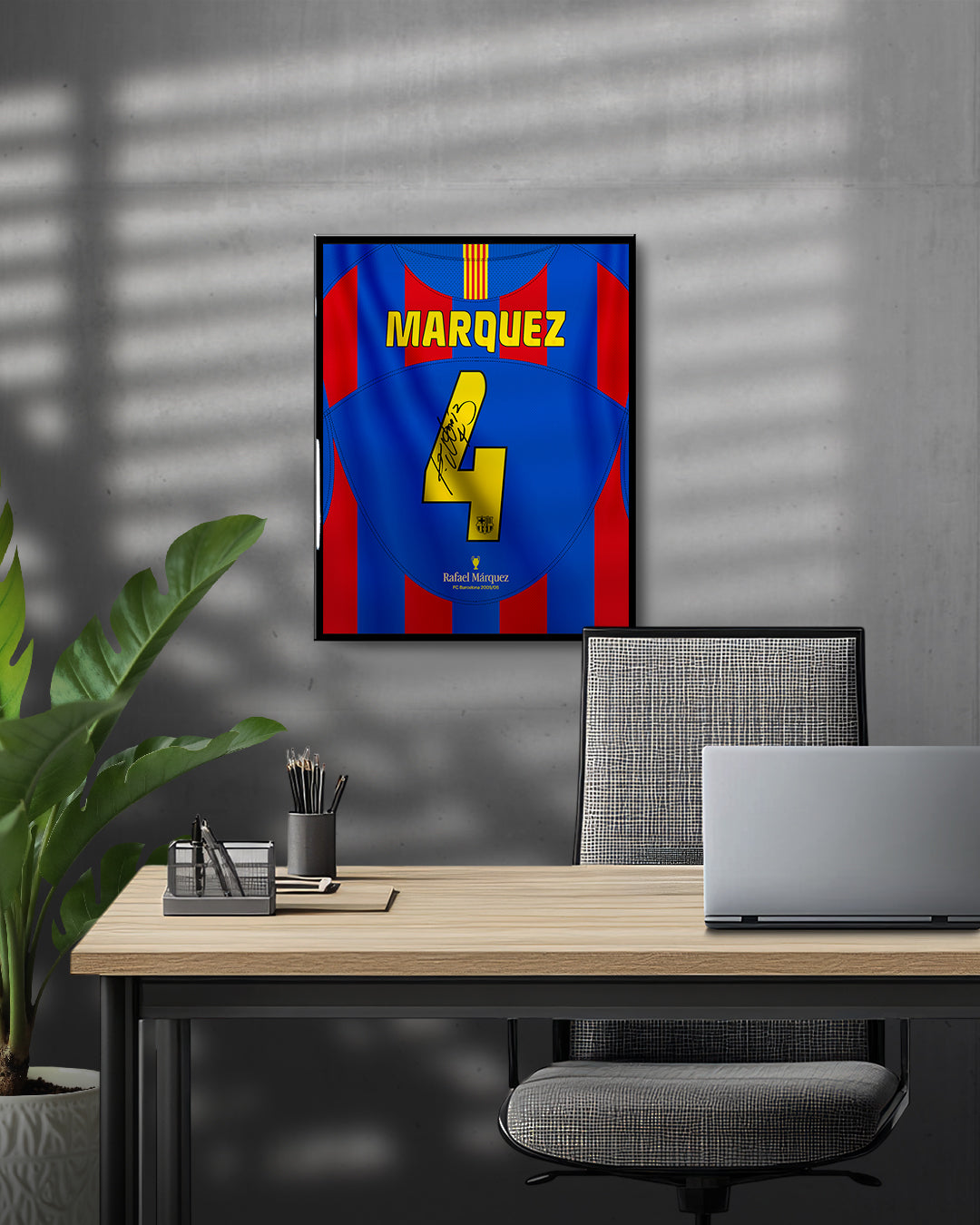 FC Barcelona 2005/06 Local - Diseño Dorsal / Márquez #4