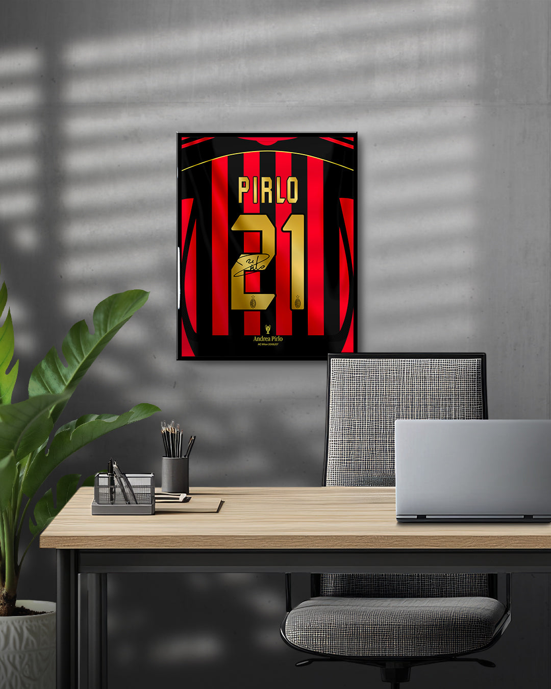 AC Milan 2006/07 Local - Diseño Dorsal / Pirlo #21