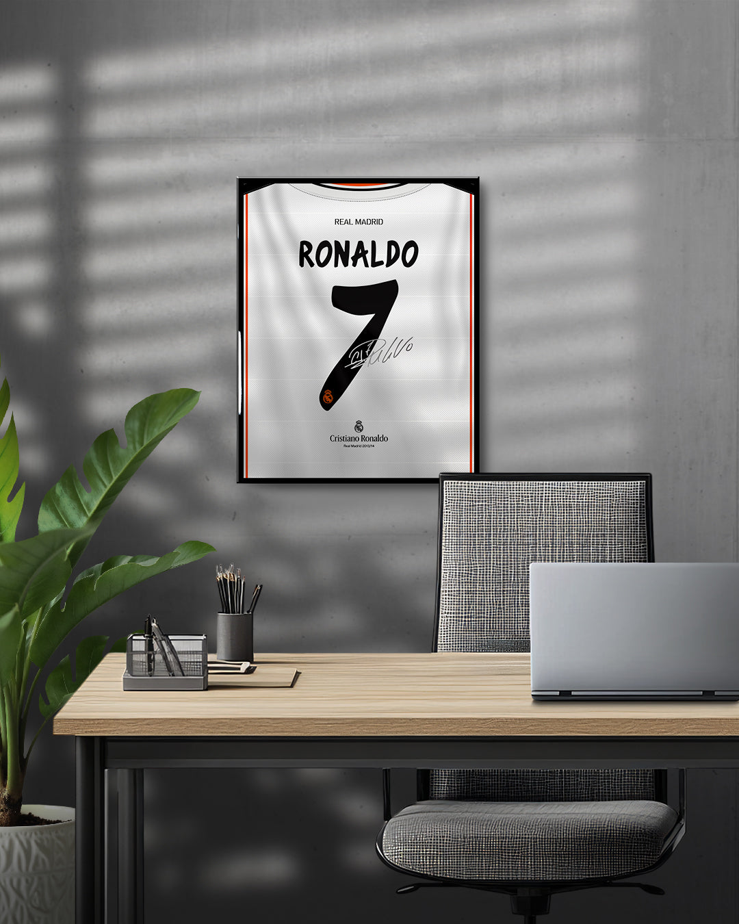 Real Madrid 2013/14 Local - Diseño Dorsal / Ronaldo #7