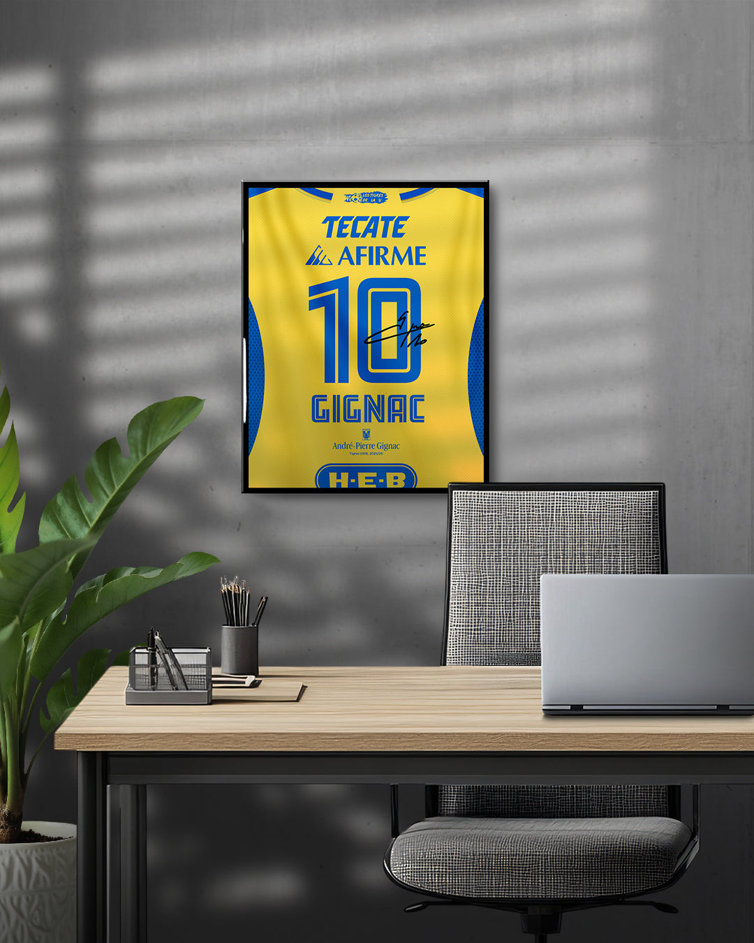 Tigres UANL 2025/26 Local - Diseño Dorsal