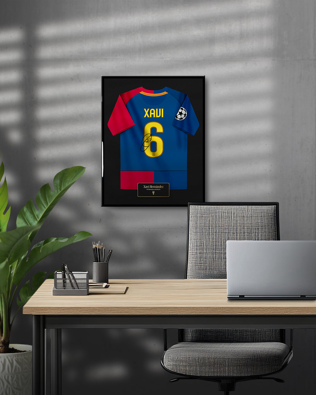 FC Barcelona 2008/09 Local - Diseño Jersey / Xavi #6
