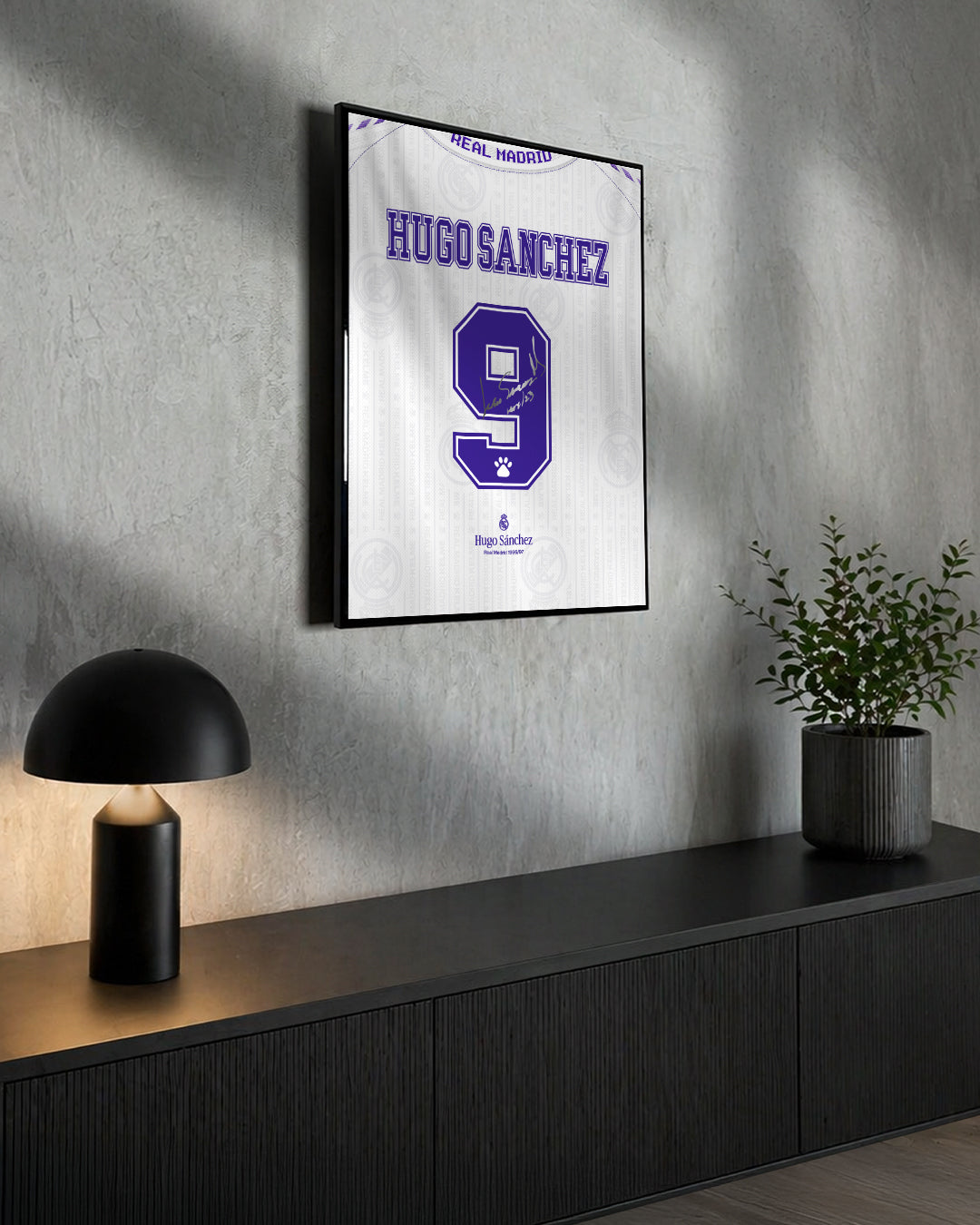Real Madrid 1996/97 Local - Diseño Dorsal