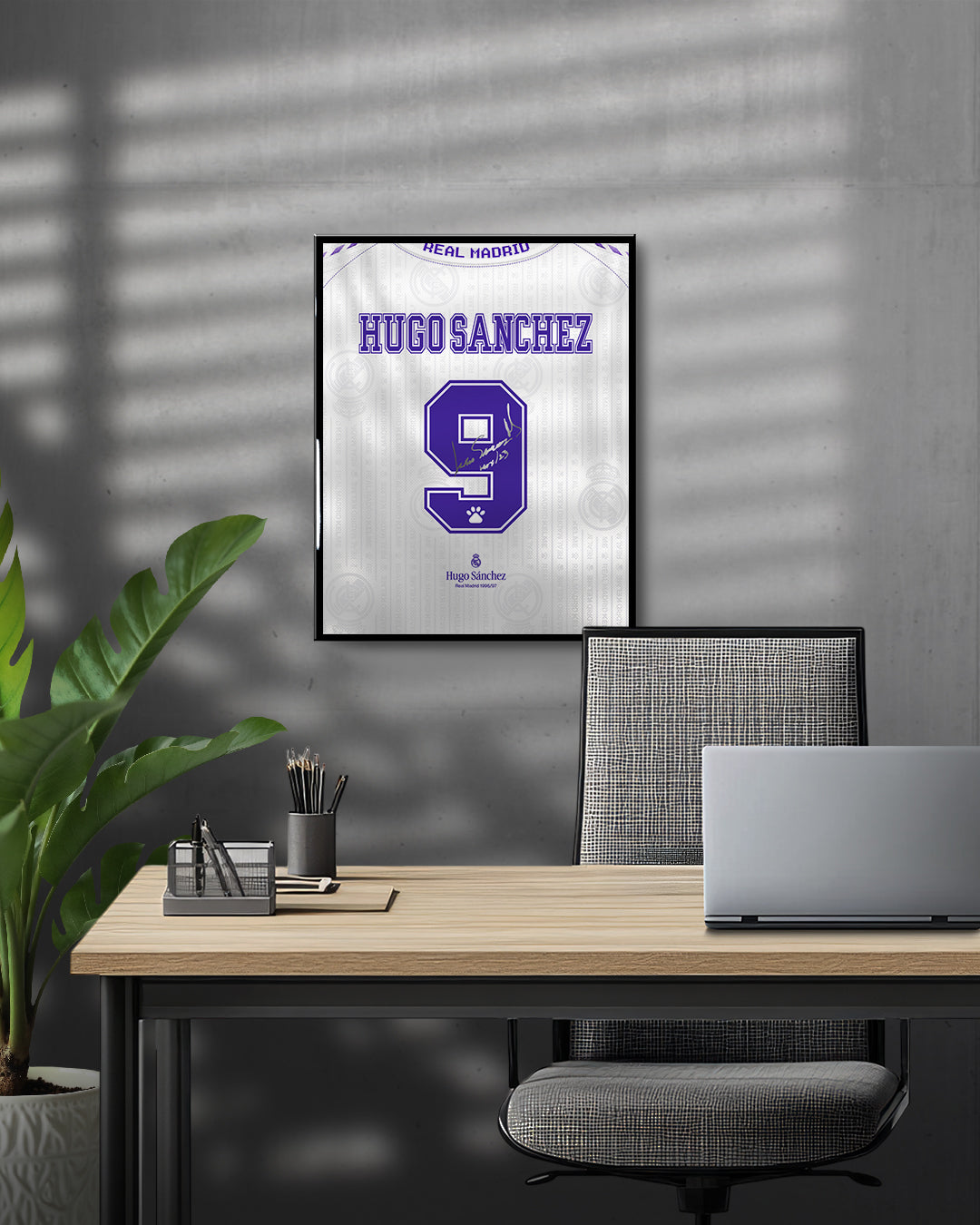 Real Madrid 1996/97 Local - Diseño Dorsal